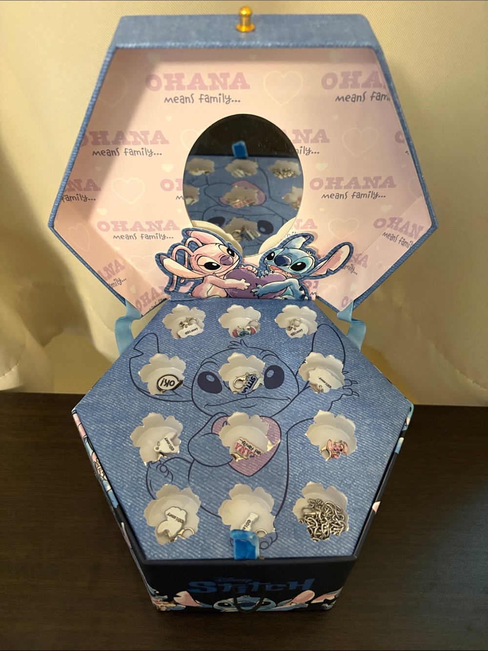 Disney Stitch Advent Calendar 2025 Kids Teens Jewelry Charm Bracelet